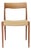 Mid-Century Danish Model 77 Dining Chair in Teak and Danish Paper Cord, 1960s For Sale