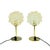 Mid-Century Bubble Glass and Brass Table Lamps by Helena Tynell, Germany, 1960s, Set of 2 For Sale - Image 11 of 11