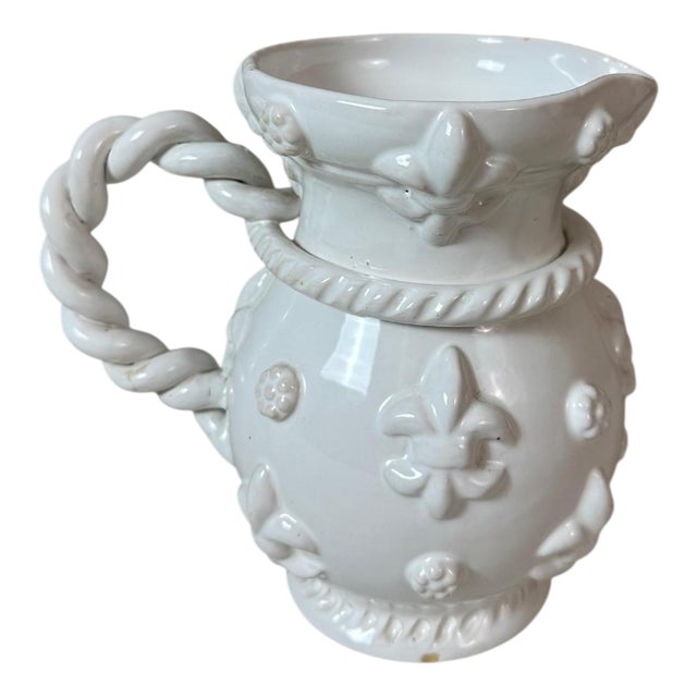 White Pitcher by Emile Tessier For Sale