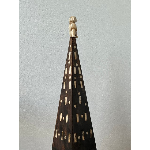 Late 20th Century Vintage Monkey Inlay Obelisk For Sale - Image 5 of 12