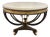 Thomas Pheasant for Niermann Weeks Neoclassical Marble Top Center Table. 48.5 Inches For Sale
