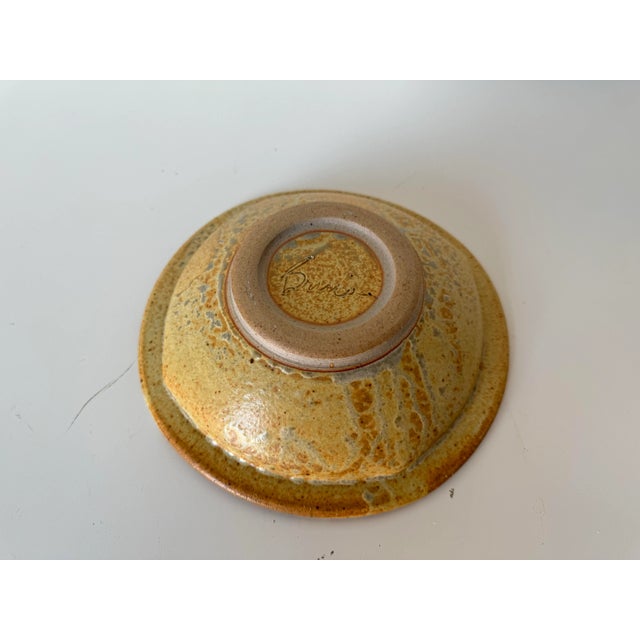 Vintage Organic Studio Pottery Bowl, Signed For Sale In Miami - Image 6 of 9