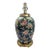 Mid 20th Century Mid Century Modern Paul Hanson Chinoiserie Black Porcelain Ginger Jar Table Lamp For Sale