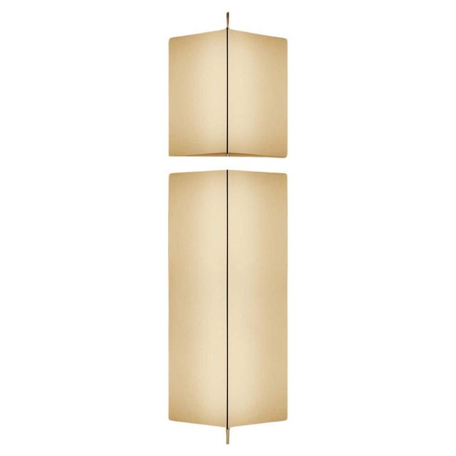 Bronze 3T09 Structure and Ivory Fabric Wall Lamp by Neri & Hu for Cassina For Sale - Image 9 of 9