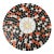 Mid 20th Century Mid Century Modern Mosaic Tile Footed Wood Trivet For Sale