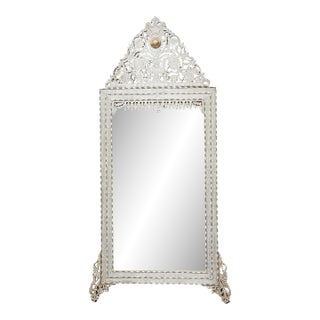 Moroccan Mirror with Bone and Mother-of-Pearl Inlay, circa 1900 For Sale
