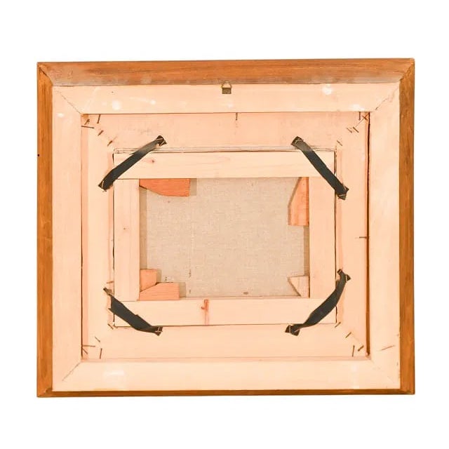 Textile 1970s Carlo Roselli Signed Oil Painting of Circus Horses For Sale - Image 7 of 7