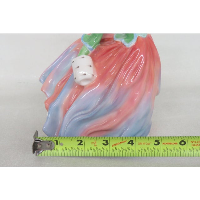 Pink Royal Doulton Autumn Breezes Hn1911 Bone China Porcelain Figurine For Sale - Image 8 of 13