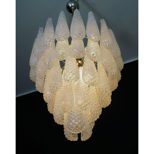 Murano Petal Chandeliers, 1970s, Set of 2 For Sale - Image 12 of 18