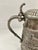 Vintage Pewter Embossed Hunting Scene Lidded Pitcher For Sale - Image 9 of 11
