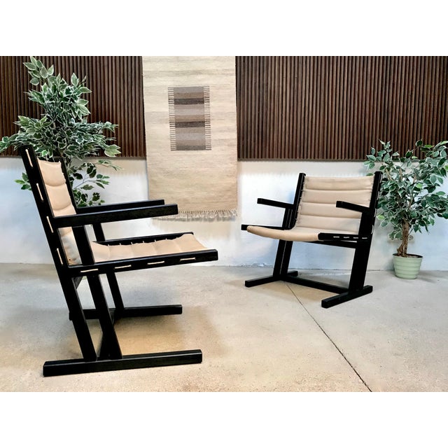 Modern Rope Skid-Base Armchairs from Casala, Set of 2 For Sale - Image 3 of 18