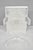 Contemporary Modern Lucite Acrylic X-Form White Vanity Bench Stool Seat For Sale - Image 12 of 15