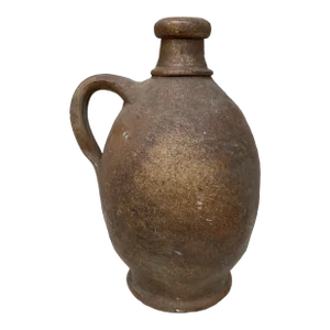 19th Century French Rustic Pottery Pitcher