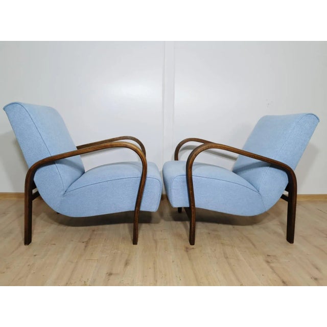 Set of Armchairs by Kozelka & Kropacek For Sale - Image 9 of 18