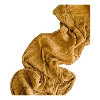 Organic Cotton Table Runner - Oro For Sale