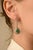 Pear Cut Emerald Diamond Statement Dangle Drop Earrings - 2 Pieces For Sale - Image 4 of 8