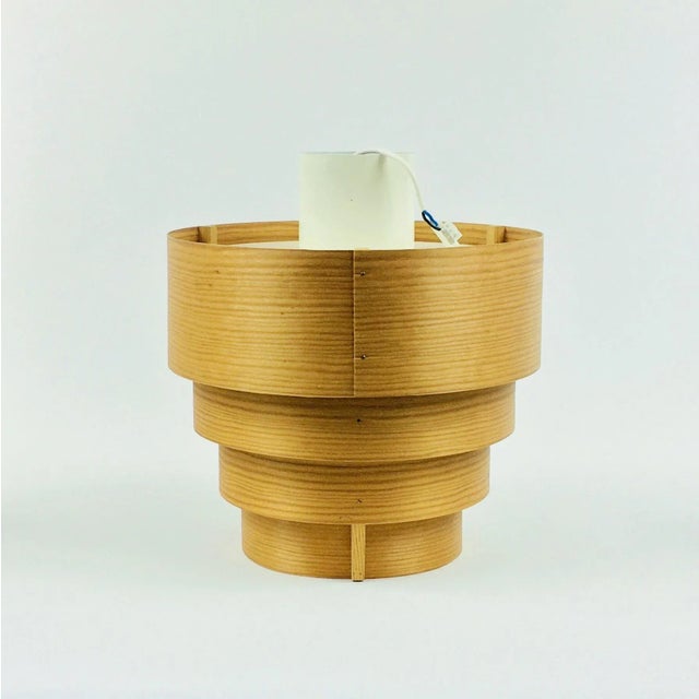 Brown Mid-Century Modern Scandinavian Pine Model T 354 Pendant Light by Hans-Agne Jakobsson for Ellysett Markaryd, Sweden, 1960s For Sale - Image 8 of 12