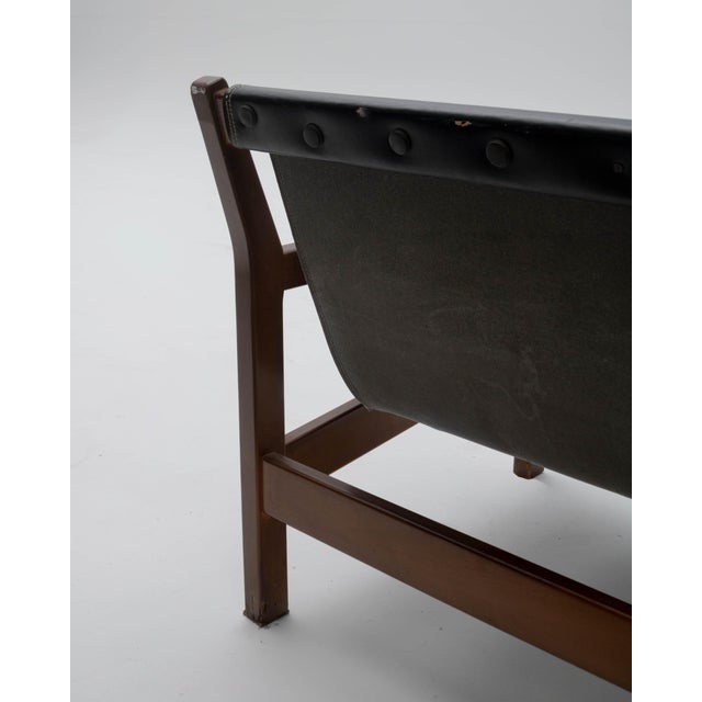 Brutalist Castilian Sofa and Lounge Chairs attributed to Paco Muñoz for Darro, 1960s, Set of 3 For Sale - Image 16 of 17