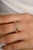 Modern Crossover Natural Diamond Engagement Ring Size 6.5 For Sale - Image 3 of 12