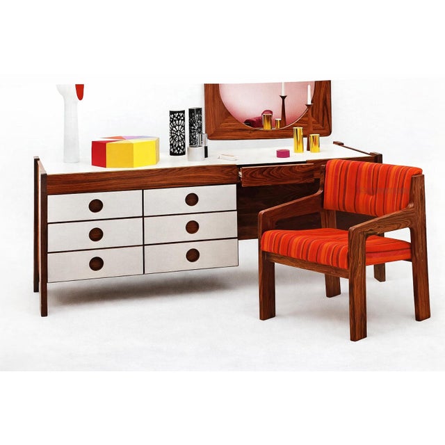 Brazilian Modern Armchair in Caviuna wood & Wool, Jorge Zalszupin, 1960s - 608A For Sale - Image 16 of 16