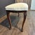 Antique French Louis XV Carved Walnut Bench With New Linen Upholstery For Sale In Portland, ME - Image 6 of 10