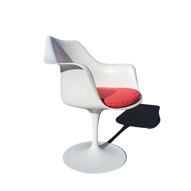 1960s A Set of 4 Vintage Tulip Armchairs Designed by Saarinen for Knoll For Sale In Charlotte - Image 6 of 11