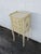 French Shabby Chic Painted Tall Narrow Nightstand Side End Table 6327 For Sale - Image 14 of 15