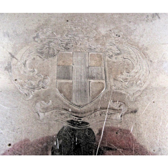 Old Sheffield Rectangular Butler Tray Gadrooned Edge 1840s For Sale In Miami - Image 6 of 10