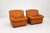 1970s Vintage Italian Giusy Lounge Chairs in Leather from Neoflex, 1970s, Set of 2 For Sale - Image 5 of 12