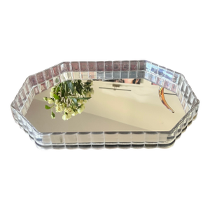 Vintage Mid-Century Vanity Tray Mirorred & Lucite