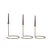 Contemporary Italian Bronzed Brass Sirio Candleholders, Set of 3 For Sale - Image 3 of 6