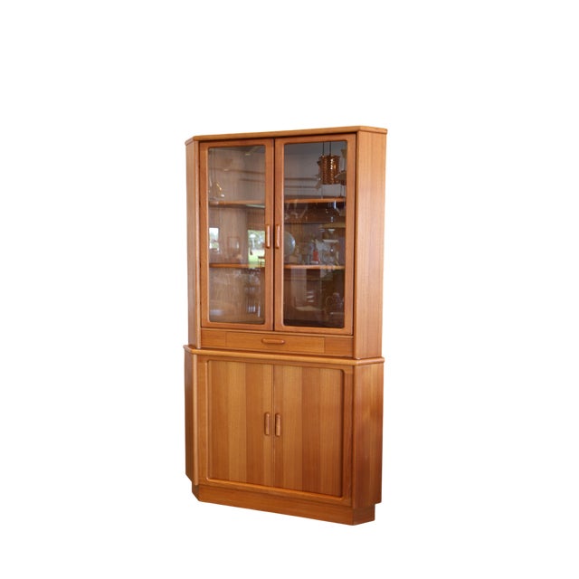 Vintage Danish Corner Cabinet in Teak from Dyrlund, 1960s For Sale - Image 6 of 16