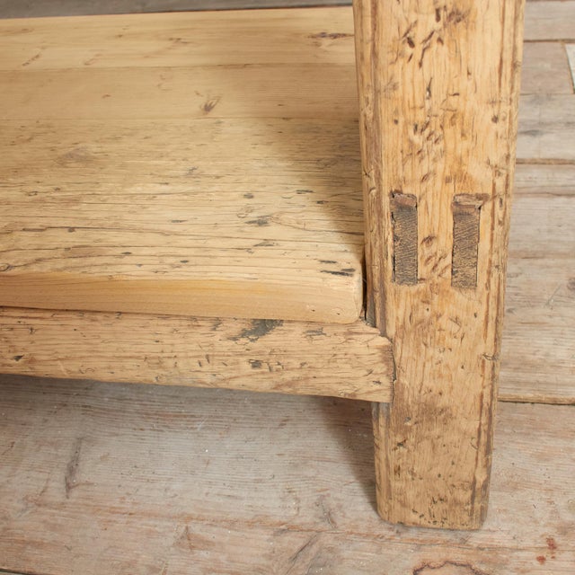 Rustic Console Table in Wood For Sale - Image 6 of 18