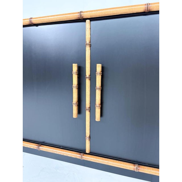 Mid-Century Bamboo Sideboard, Italy, 1960s For Sale - Image 4 of 11