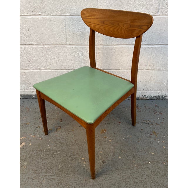 1960s Heywood Wakefield Laminate Top Student Desk W/ Chair For Sale - Image 15 of 17