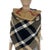 English Burberry Beige Plaid Triangle 100% Wool Scarf For Sale - Image 3 of 8