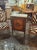 This early 19th century Italian inlaid walnut marble top side table is a rare and valuable antique piece of furniture. The...