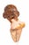 18th Century Polychrome Ceramic Sculpture of Young Girl, Italy For Sale - Image 4 of 5