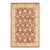 Mogul, One-of-a-Kind Hand-Knotted Area Rug in Red, 4' 9" x 7' 4" For Sale
