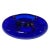 Art Deco 1930s Art Deco Era Hand Blown Cobalt Blue Glass Round Rose Bowl Vase For Sale - Image 3 of 5