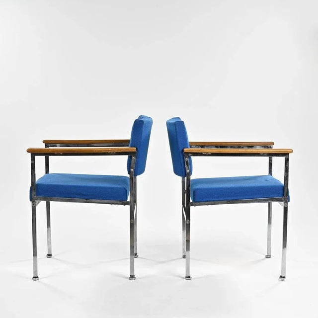 Sigvard Bernadotte Set of Scandinavian Armchairs attributed to Sigvard Bernadotte, 1960s For Sale - Image 4 of 12