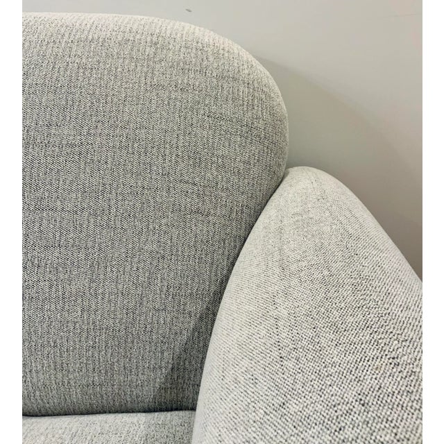 Modern Gray Fabric Sofa Chairish