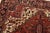 Textile Heriz Rug 8’2” X 11’9” Red Wool Vintage Tribal Hand-Knotted Oriental Carpet For Sale - Image 7 of 15