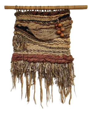 Mid-Century Mother Earth Textile Wall Tapestry