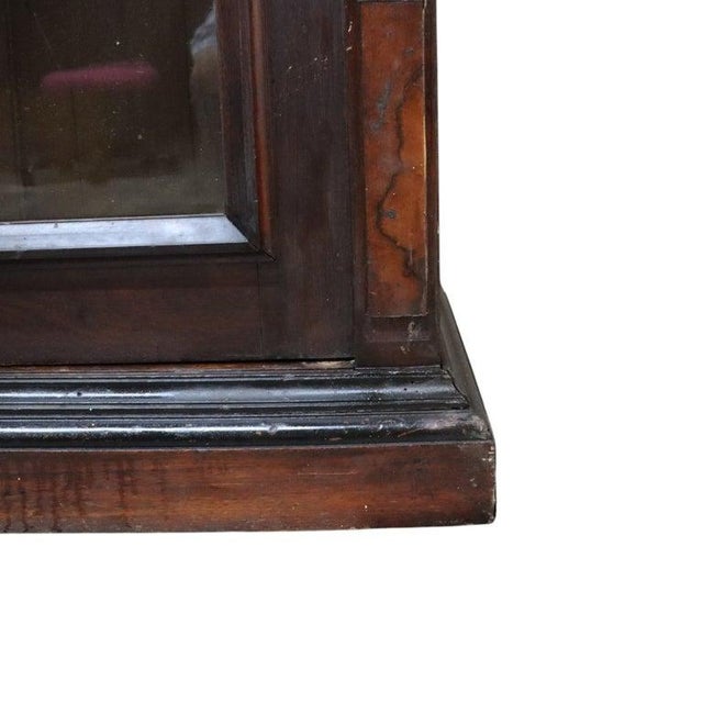 Late 19th Century Oversized Victorian Walnut & Burl Triple Door Secretary Desk/Bookcase C1880 For Sale - Image 5 of 16