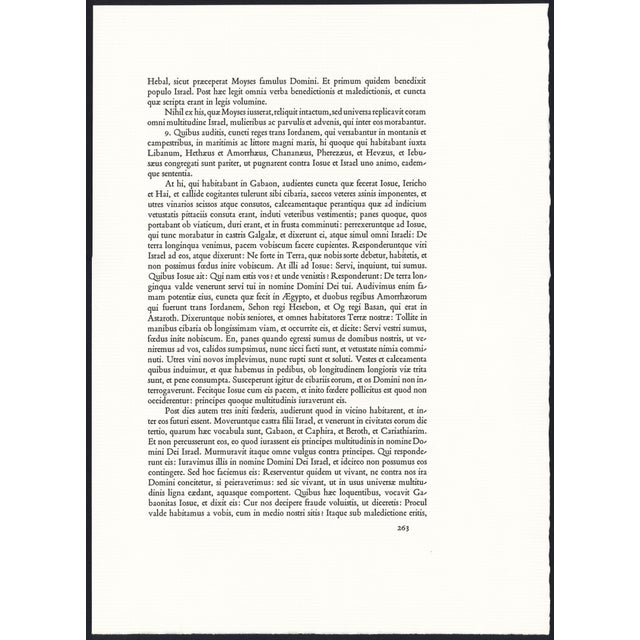 1967 Salvador Dalí Biblia Sacra Lithograph "De Petra Exivit Aqua" (Out of Rock Came Water) For Sale In New York - Image 6 of 11