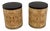 Ultra Rare Scene Two Drum Tables From Henredon For Sale