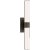 Presidio Petite Double Sconce in Bronze with White Glass Designer: Ian K. Fowler Height: 23" Extension: 4.5" Backplate:...