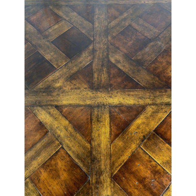 Monumental French Parquet of Versailles Convertible Dining Table For Sale - Image 18 of 18