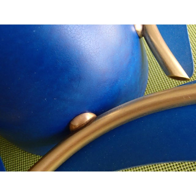 Ceiling Lights with Sconces in Frosted Glass and Metal, 1950s, Set of 3 For Sale - Image 4 of 13